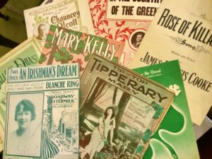 Irish sheet music from the Princess Grace Irish Library Collection